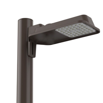 Stonco LytePro LED Area Light - 80W - 4000K - Type 3 - 120-277V - Selectable Wattage - Twistlock Photocell - Bronze