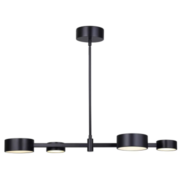 Canarm Montgomery 4-Light LED Pendant - 43W - CCT Selectable - 120V - Black
