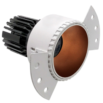 Westgate LRD 4" LED Winged Recessed Downlight - Trimless - 10W - CCT Selectable - 700 Lumens - 120V - Matte Gold