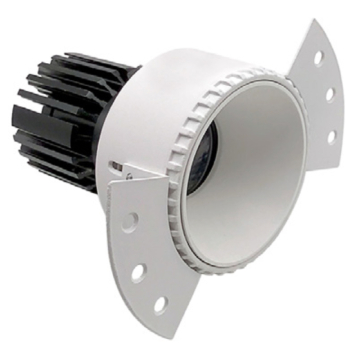 Westgate LRD 4" LED Winged Recessed Downlight - Trimless - 10W - CCT Selectable - 700 Lumens - 120V - White