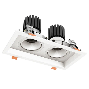 Westgate LRD 4" LED 2-Slot Recessed Downlight - 20W - CCT Selectable - 1,400 Lumens - 120V - White