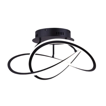 Canarm Zola LED Semi-Flush Mount - 120V - Matte Black