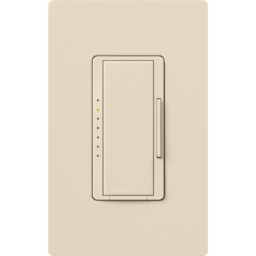 Lutron Vive Maestro Wireless RF Fluorescent Dimmer - 6A - 120-277V - Light Almond