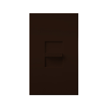 Lutron Nova T Single-Pole Slide-to-Off Dimmer - 1000W Max - Brown