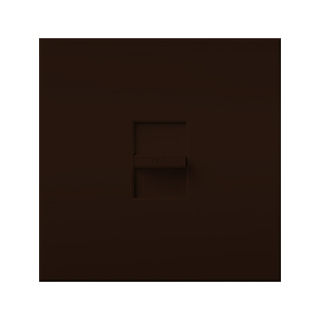 Lutron Nova T Single-Pole Slide-to-Off Dimmer - 1500W Max - Brown