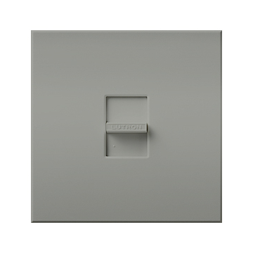 Lutron Nova T Single-Pole Slide-to-Off Dimmer - 1500W Max - Gray