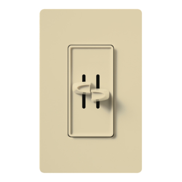 Lutron Skylark Dual Slide-to-Off Fan and Light Control - Ivory