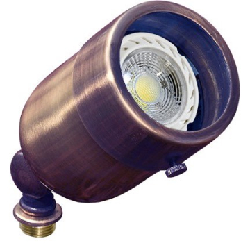Dabmar 3W LED Directional Spot Light - MR16 Lamp - 2700K - 12V - Antique Bronze