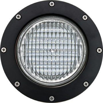 Dabmar 4W LED In-Ground Well Light - PAR36 Lamp - 3000K - 12V - Black