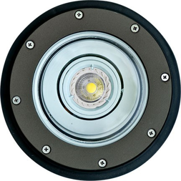 Dabmar 3W LED In-Ground Well Light - MR16 Lamp - 2700K - 12V - Bronze