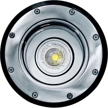 Dabmar 3W LED In-Ground Well Light - MR16 Lamp - 2700K - 12V - Stainless Steel