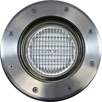 Dabmar 4W LED In-Ground Well Light - PAR36 Lamp - 3000K - 12V - Stainless Steel