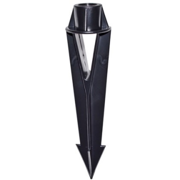 Dabmar Plastic Female Heavy Duty Ground Spike - Black