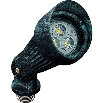 Dabmar 4W LED Mini Spot Light w/ Hood - MR16 Lamp - RGB Tunable + 2700K - 12V - Verde Green