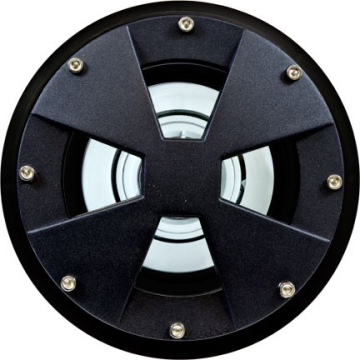 Dabmar 3W LED In-Ground Well Light - MR16 Lamp - 2700K - 12V - Black