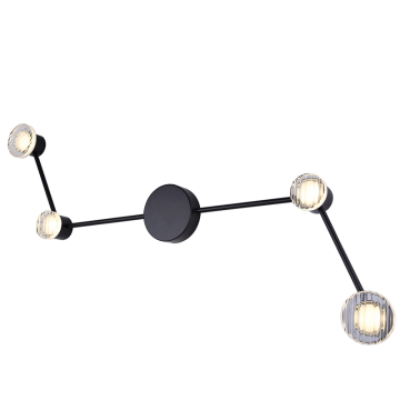 Canarm Vanya 4-Light LED Wall Sconce - 26W - CCT Selectable - 120V - Black