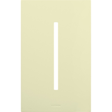 Lutron GRAFIK T New Architectural Wallplate - 1-Gang - Almond