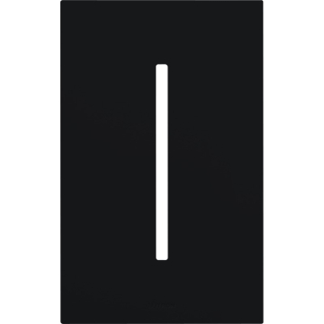 Lutron GRAFIK T New Architectural Wallplate - 1-Gang - Black