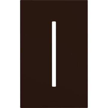 Lutron GRAFIK T New Architectural Wallplate - 1-Gang - Brown