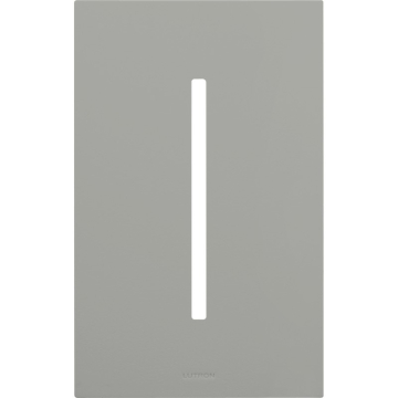 Lutron GRAFIK T New Architectural Wallplate - 1-Gang - Gray
