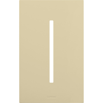 Lutron GRAFIK T New Architectural Wallplate - 1-Gang - Ivory