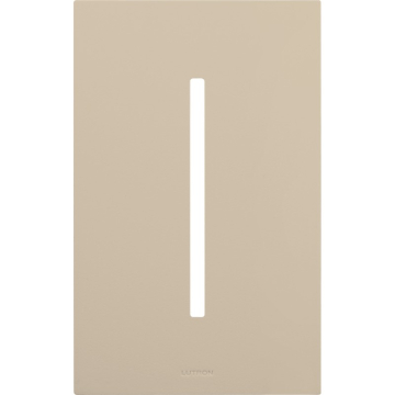 Lutron GRAFIK T New Architectural Wallplate - 1-Gang - Taupe