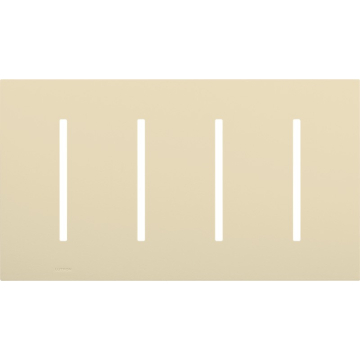 Lutron GRAFIK T New Architectural Wallplate - 4-Gang - Beige