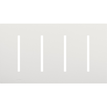 Lutron GRAFIK T New Architectural Wallplate - 4-Gang - White