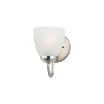 Maxim Lighting Axis 1-Light Bath Vanity Sconce - 120V - Satin Nickel