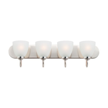 Maxim Lighting Axis 4-Light Bath Vanity Light - 120V - Satin Nickel