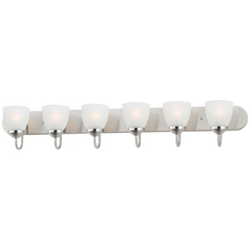 Maxim Lighting Axis 6-Light Bath Vanity Light - 120V - Satin Nickel