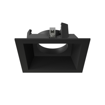 DMF Lighting M-Series Multiple Square 1-Head Flanged Trim - Black