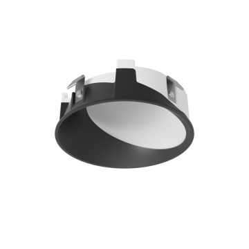 DMF Lighting M-Series 4" Round Lensed Wall Wash Flangeless Trim - Black