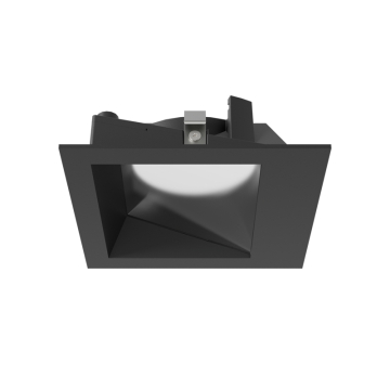 DMF Lighting M-Series 4" Square Wall Wash Trim - Black