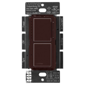 Lutron Maestro Dual LED+ Dimmer / Switch - Brown