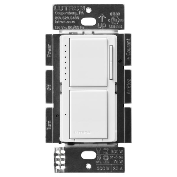 Lutron Maestro Dual LED+ Dimmer / Switch - White