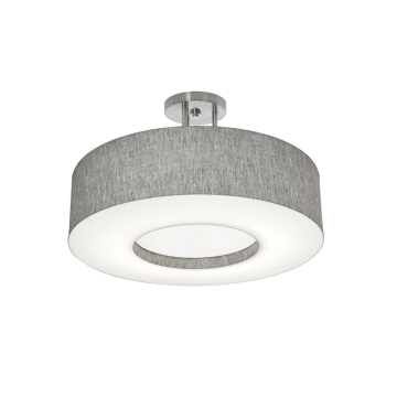 AFX Montclair 19" LED Semi-Flush Mount - 42W - CCT Selectable - 120-277V - Gray