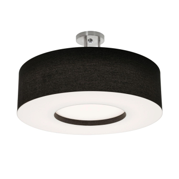 AFX Montclair 24" LED Semi-Flush Mount - 42W - CCT Selectable - 120-277V - Black