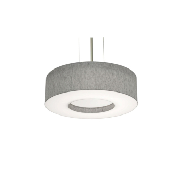 AFX Montclair 15" Pendant - 120V - Satin Nickel / Gray