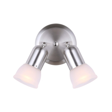 Canarm Jasper 2-Light Fixed Track Light - 120V - Brushed Pewter