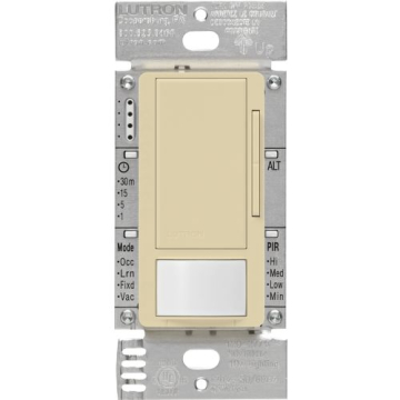 Lutron Maestro 0-10V Occupancy/Vacancy Dimmer Sensor - Ivory