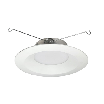 Nora Lighting 6" Contractor Series LED Retrofit Reflector - Selectable CCT - 12W - Matte Powder White - 12-PACK