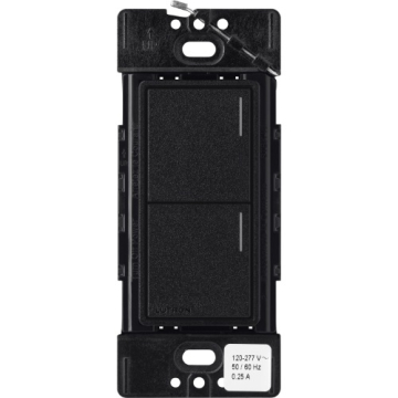Lutron RadioRA 3 Sunnata RF Hybrid Keypad - 2 Button - Midnight