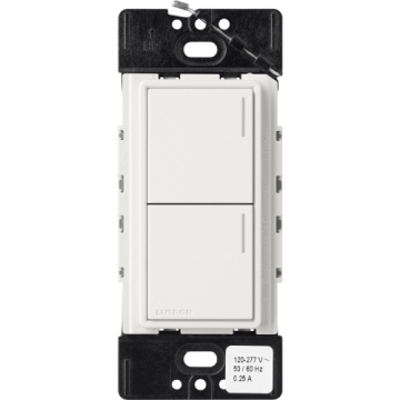 Lutron RadioRA 3 Sunnata Keypad - 2 Button - Architectural White