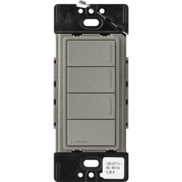 Lutron RadioRA 3 Sunnata Keypad - 3 Button w/ Raise-Lower - Cobblestone