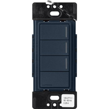 Lutron RadioRA 3 Sunnata Keypad - 3 Button w/ Raise-Lower - Deep Sea