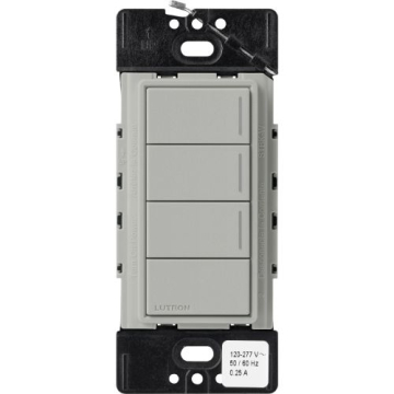 Lutron RadioRA 3 Sunnata Keypad - 3 Button w/ Raise-Lower - Pebble