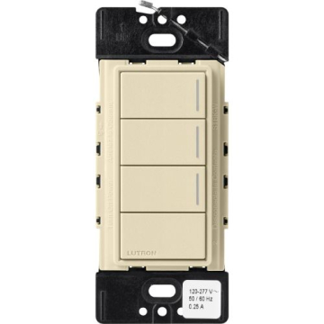 Lutron RadioRA 3 Sunnata Keypad - 3 Button w/ Raise-Lower - Sand