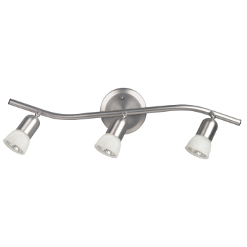 Canarm James 3-Light Fixed Track Light - 120V - Brushed Pewter