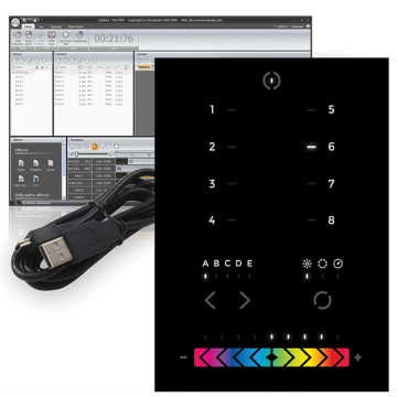 1024 Channel DMX Touch Screen Wall Mount Controller